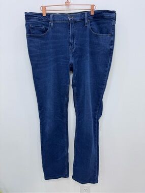 PAIGE Federal Jeans Women's Size 36 Dark Wash Straight Leg Stretch Denim